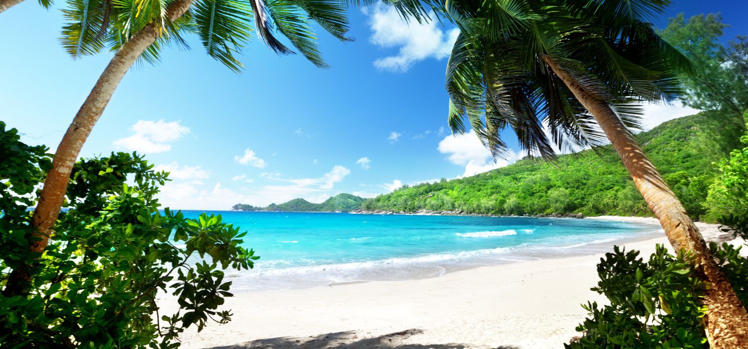 Beach, Mahe island, Seychelles