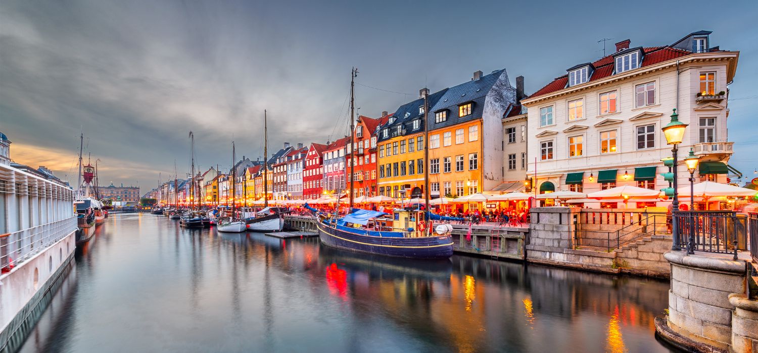 Copenhagen, Denmark on the Nyhavn Canal