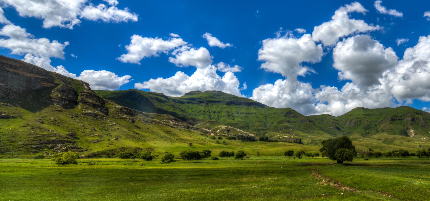 Hilly landscape of the Butha-Buthe region of Lesotho. Lesotho, officially the Kingdom of Lesotho, is a landlocked country and enclave