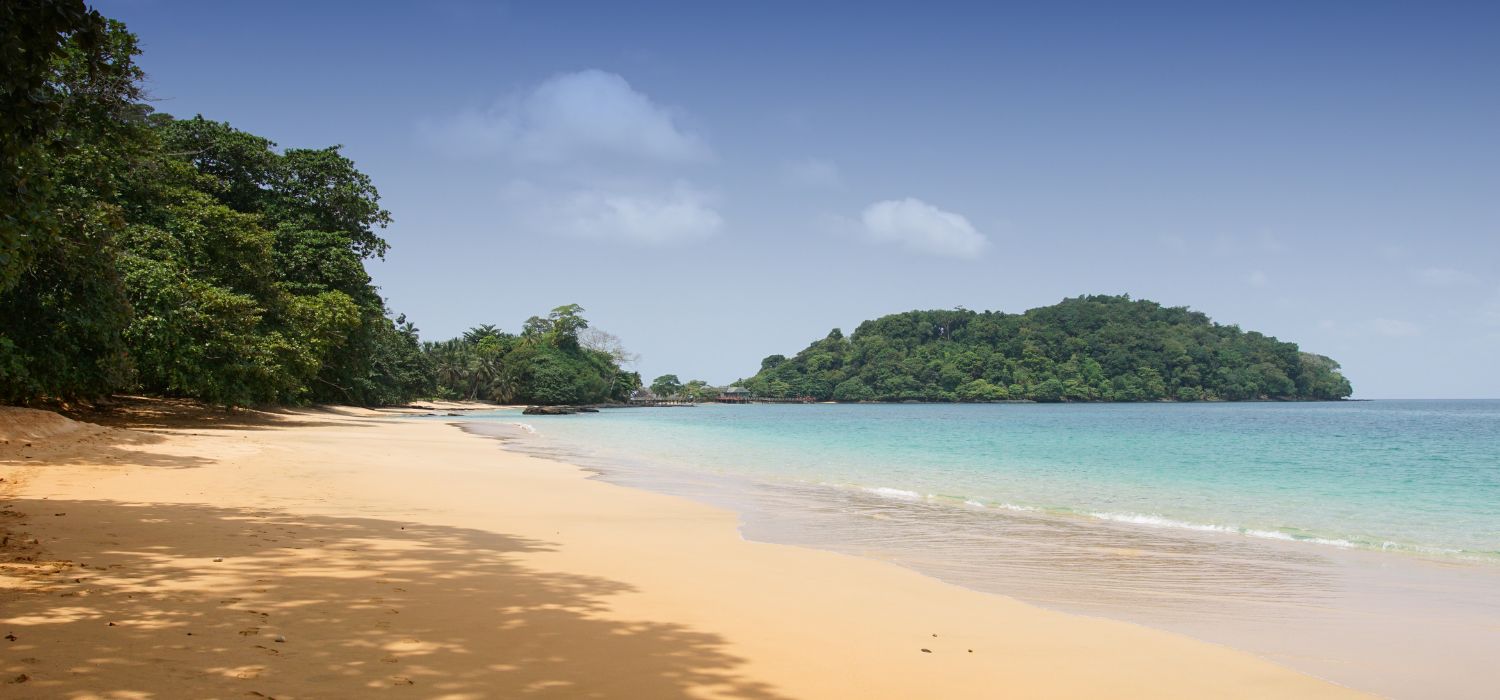 Praia Coco on Principe Island, Sao Tome and Principe, Africa