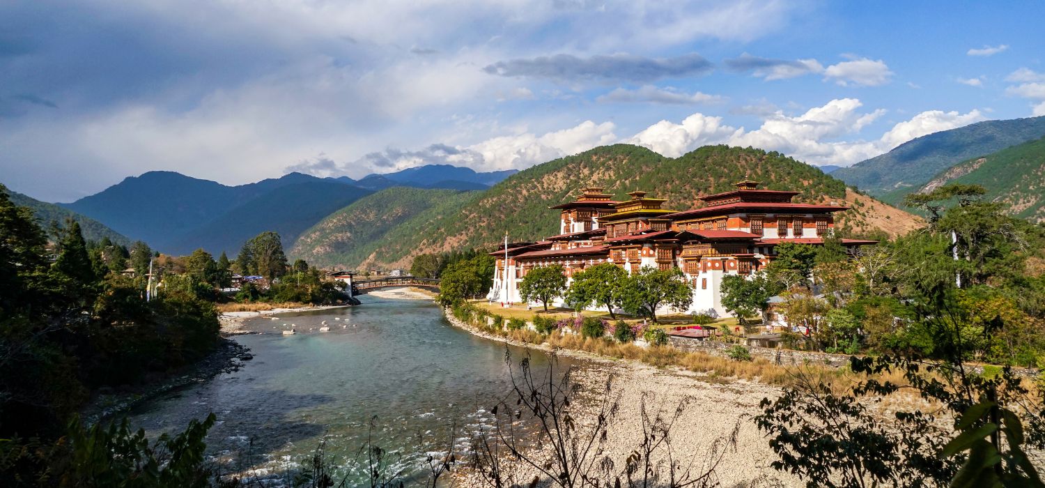 Punakha Dzong located in Punakha district is one of the oldest fortresses in Bhutan