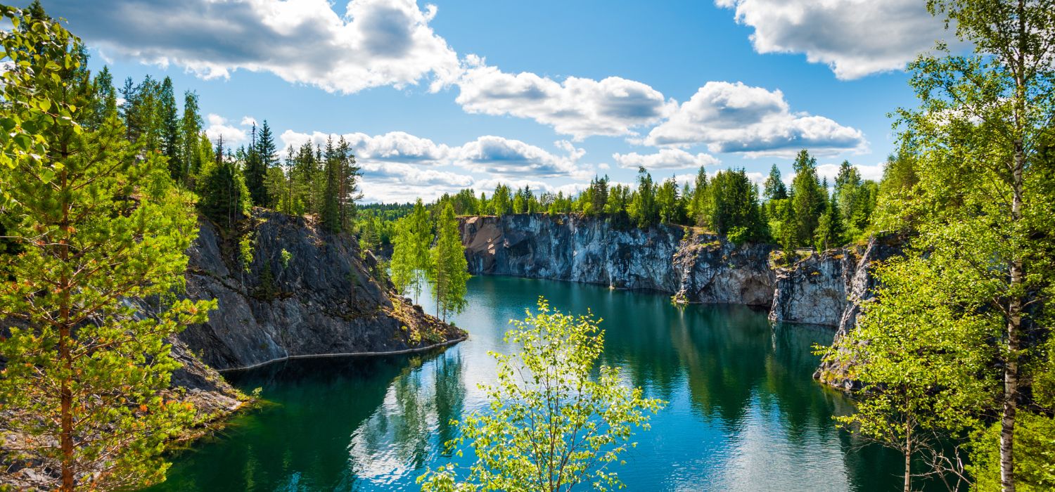 Nature in summer, Karelia, Russia