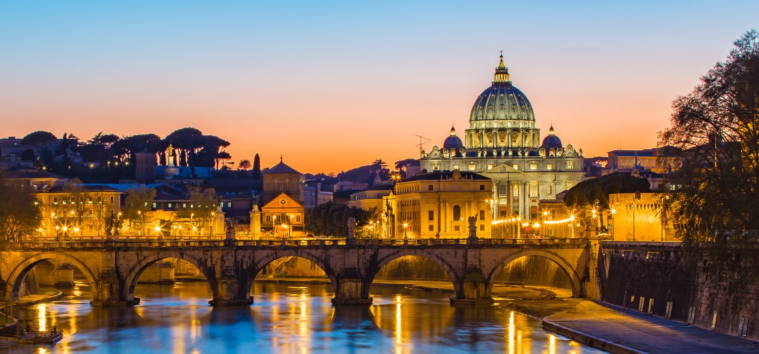 Sunset at the Vatican City